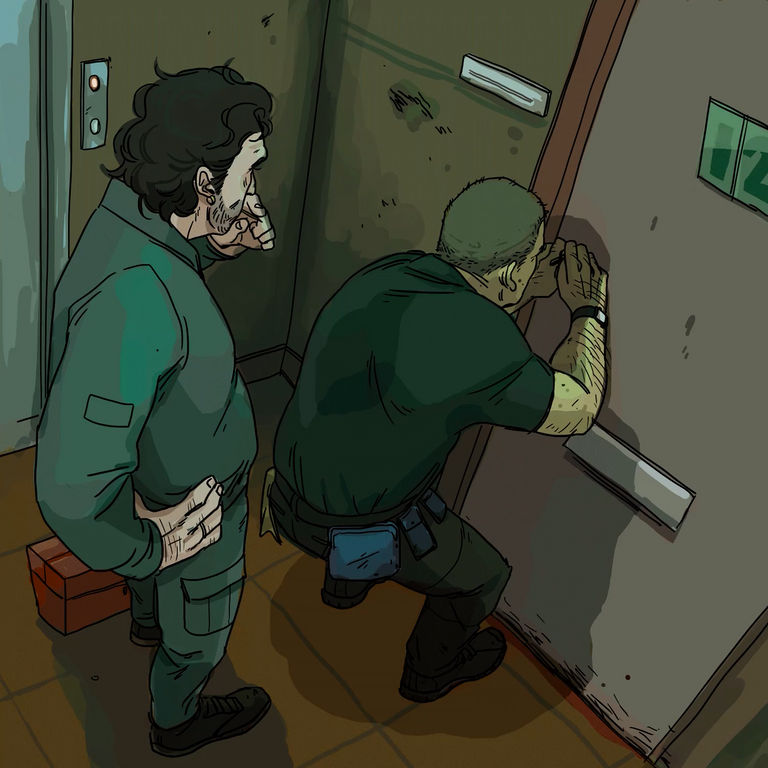 there's always something horrible going on behind locked doors. sometimes someone has to break in to help you out. but do they want to know what's really going on? and do you really want the help?
Just a surreal scene with a humdrum vibe. https://foundation.app/@artbotas/something-horrible-28877