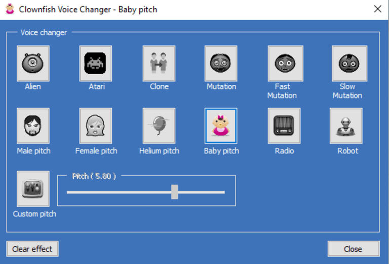 Clownfish Voice Changer - Best Discord voice changer