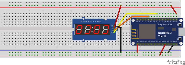 Node MCU + LED Screen