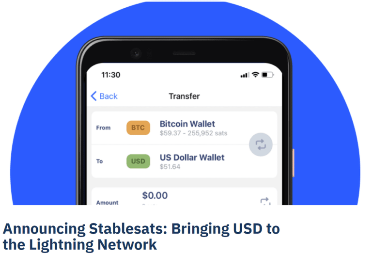 Announcing Stablesats a Bitcoin Backed Synthetic Dollar