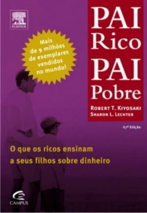 Capa do livro Pai Rico Pai Pobre