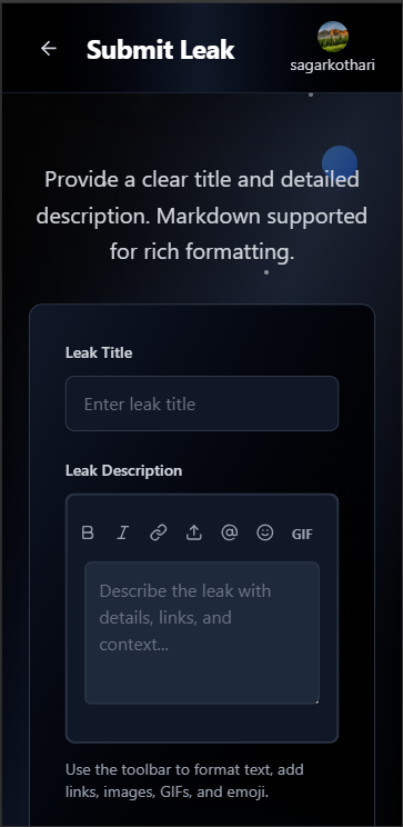 submit a leak