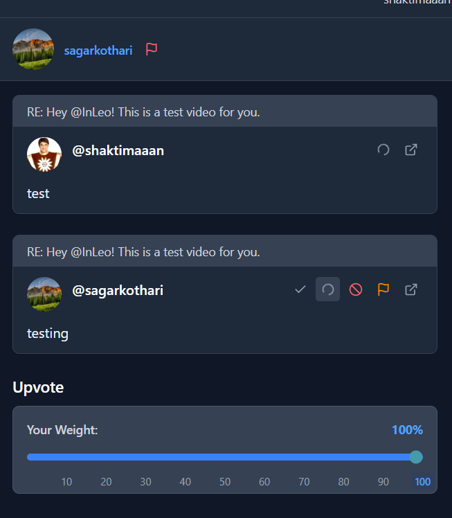 Upvote content