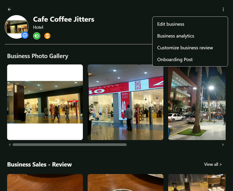 Popup menu instead of unknown icons