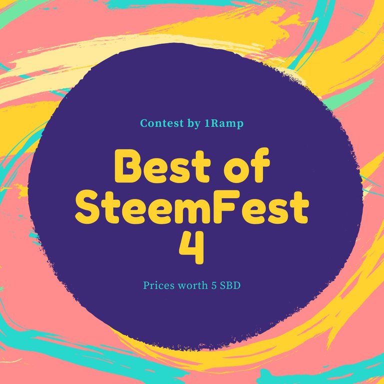 "Best of SteemFest 4" -- Photography Contest by 1Ramp