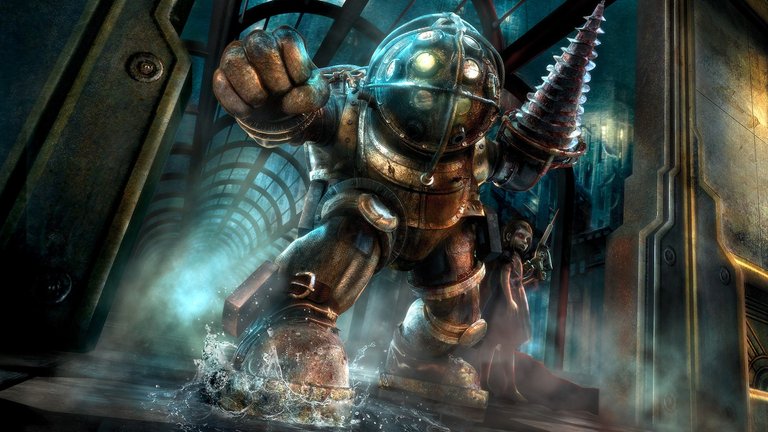 29349-BioShock-video_games-Big_Daddy-Little_Sister-Rapture-sea.jpg