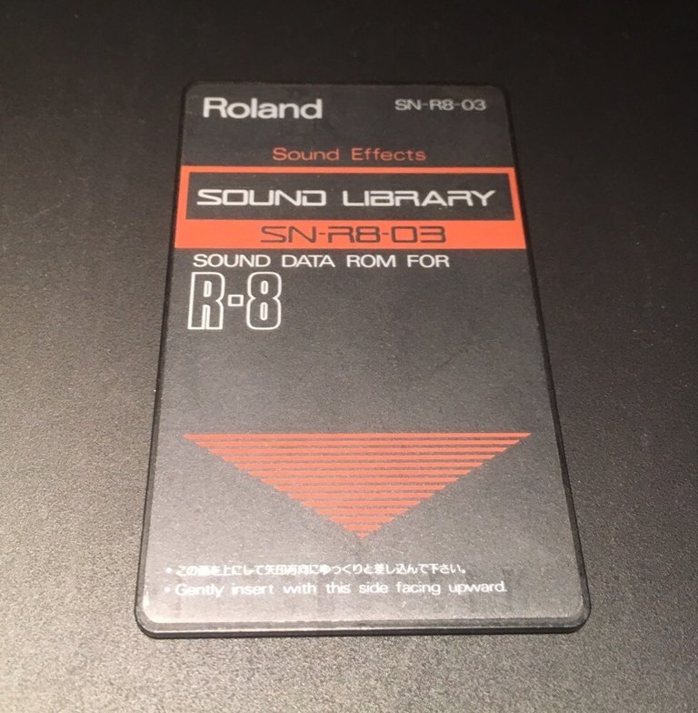 ROLAND R8 Cartridge SN-R8-03 Card “Sound Effects” for R8/R8m | eBay