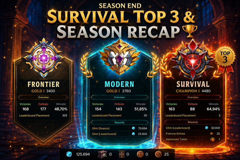 Survival Top 3 & Season Recap 🏆. (En/Es)