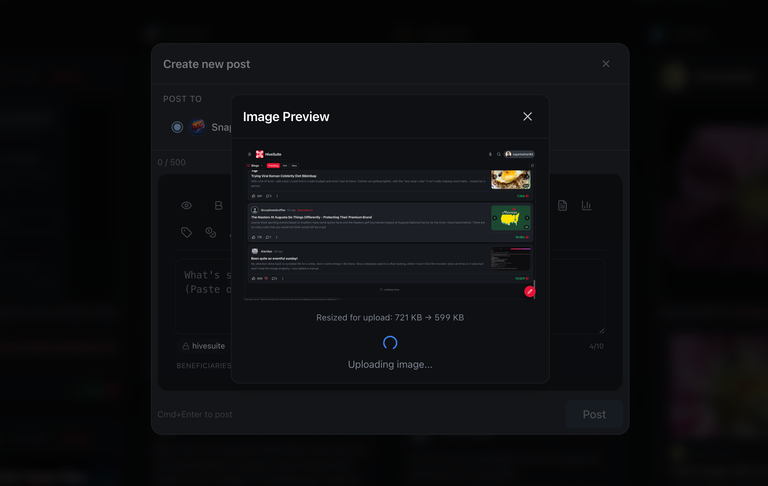 Unified Upload Experience