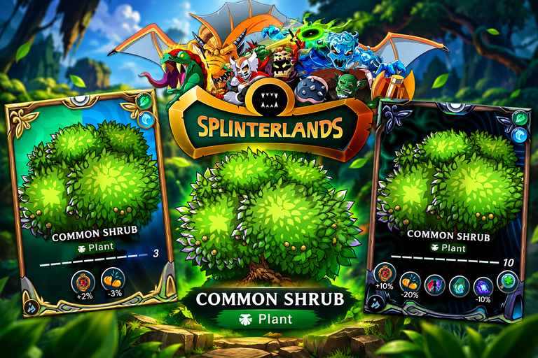 COMMON SHRUB || Common Earth / Water Unit || Splinterlands.