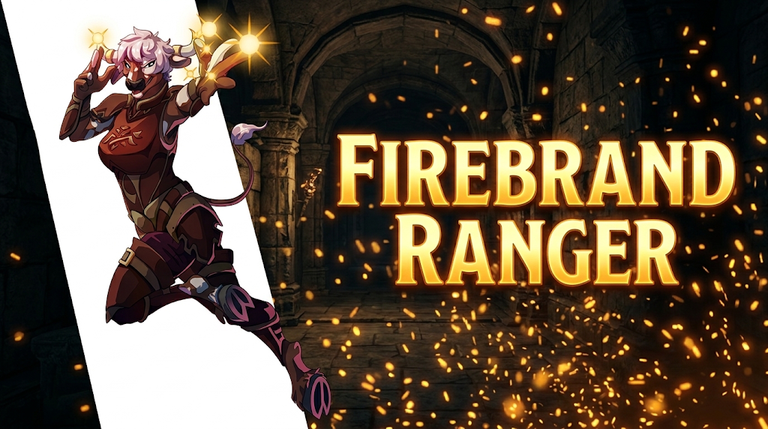 Splinterlands- Firebrand Ranger: A tactical warrior to hit the enemy's weak spot.