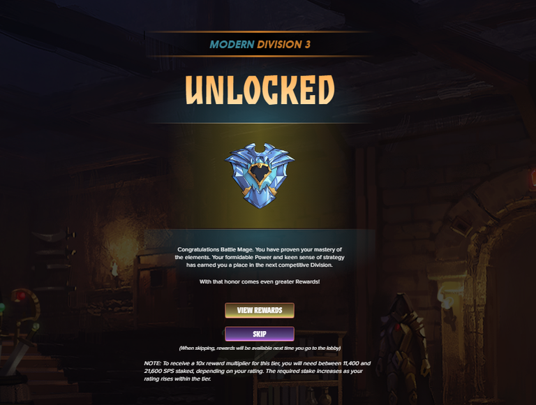 New Bracket Update - I Advanced to Division 3 from 6