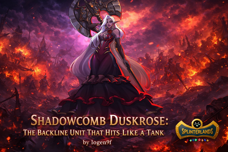 Shadowcomb Duskrose: A Dual Splinter Card that Hits Like a Tank
