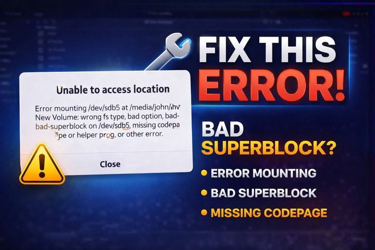 Fix ‘Unable to Access Location’ Error in Linux