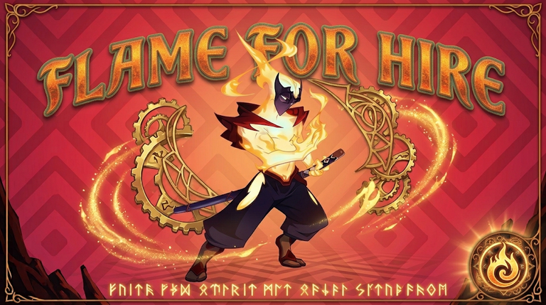 Splinterlands- Flame for Hire: A powerful magic attacker at low mana cost.