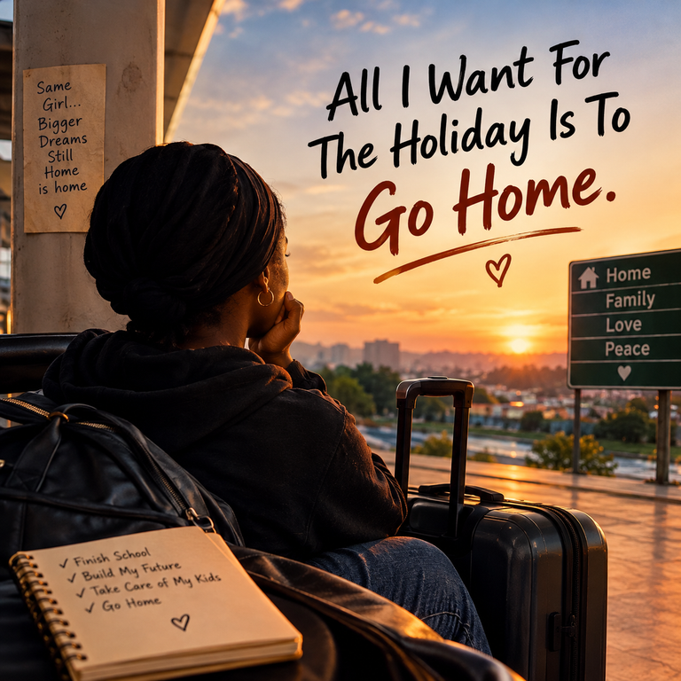 All I Want For The Holiday Is To Go Home.