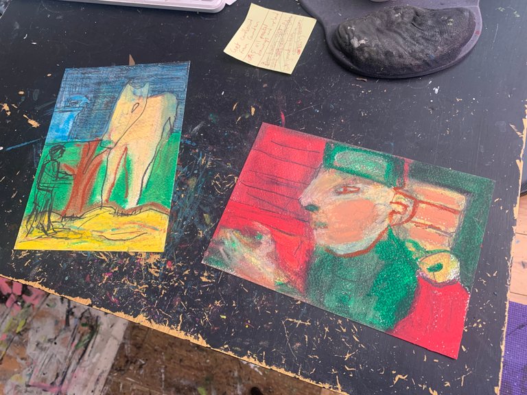 I drew these two beauties today.
