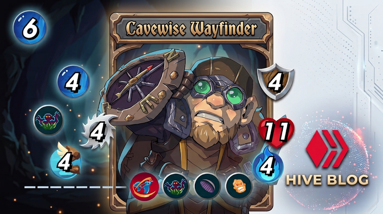 Splinterlands- Cavewise Wayfinder: A small monster with a massive impact on the battlefield.