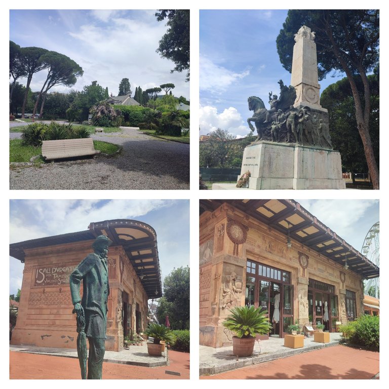 The magnificent municipal park of Montecatini Terme, the Tamarisk Pavilion, and the Verdi Theater! How beautiful! (ENG/ESP) 
