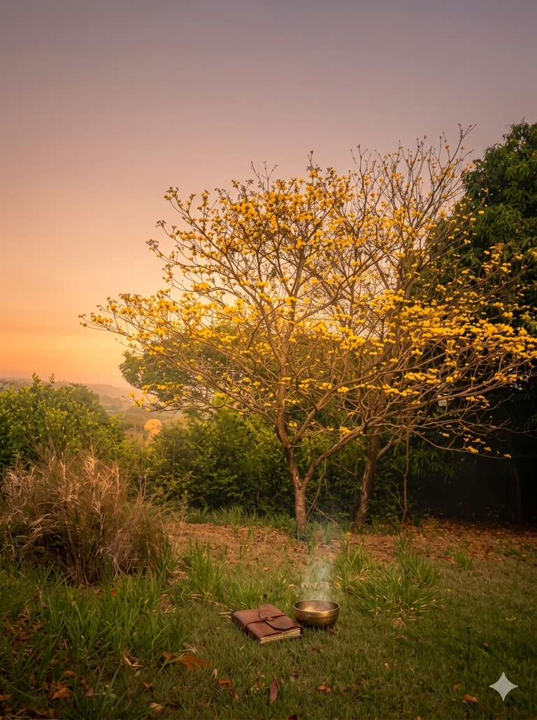 Un_Atardecer_a los_pies_del_Araguaney