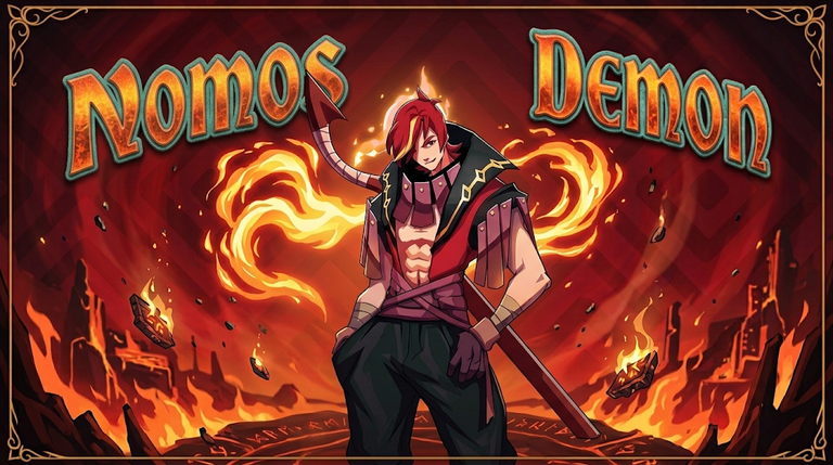 Splinterlands- Nomos: A summoner who can turn the tide of battle with the right strategy.