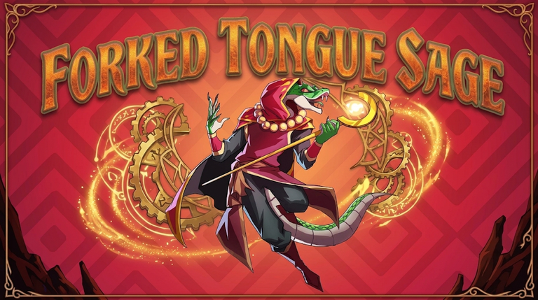 Splinterlands- Forked Tongue Sage: A useful magic monster for low mana.