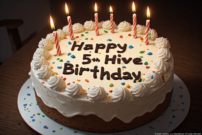 My Five Year Hive Birthday has come at last!