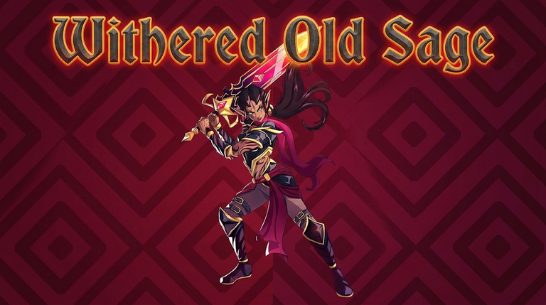 Splinterlands- Withered Old Sage: A warrior who fights on even in the face of defeat.