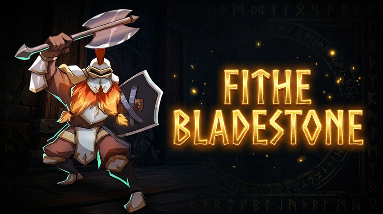 Splinterlands- Fithe Bladestone: A great summoner for boosting team defense.
