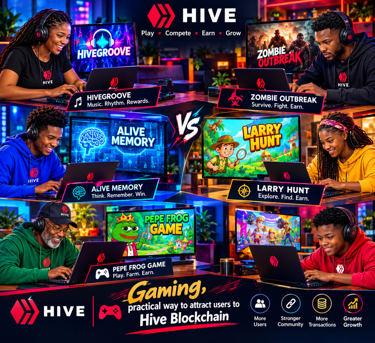 "Gaming" A Practical Means Of Attractting Bloggers To The Hive Blockchain