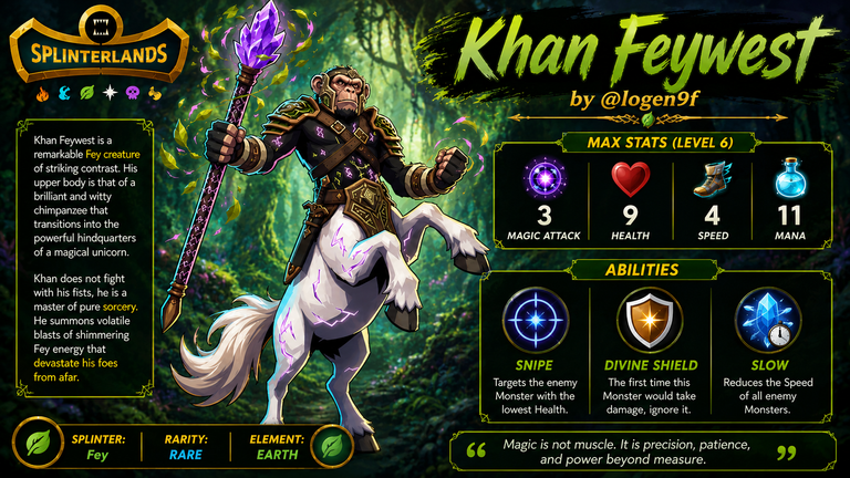 Khan Feywest Joins my Team