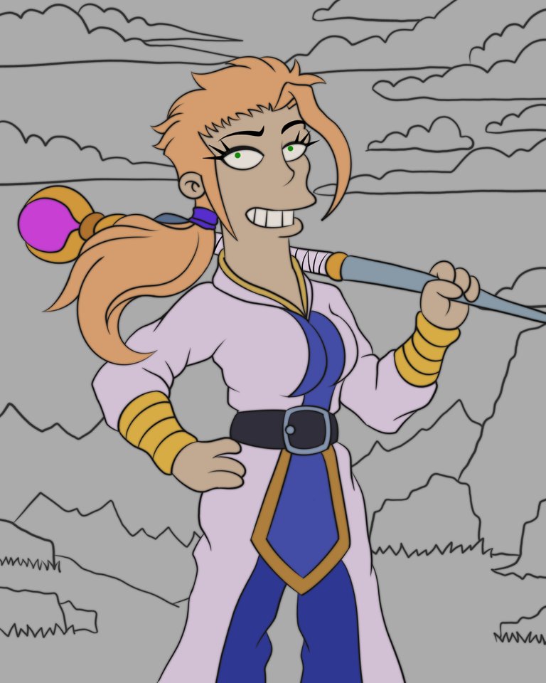 Divine Sorceress Simpsons Style — Hive