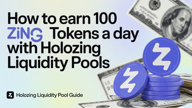 How to earn 100 Zing tokens a day with Holozing Liquidity Pools | Increasing my liquidity positions further