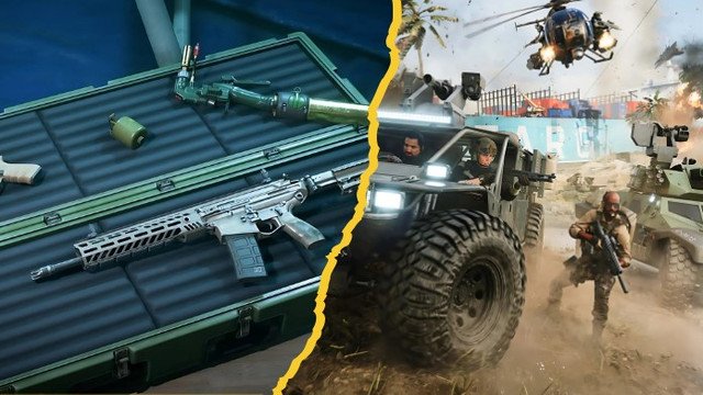 Battlefield weapons and vehicles