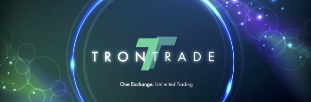 Image of trontrade.io homepage header