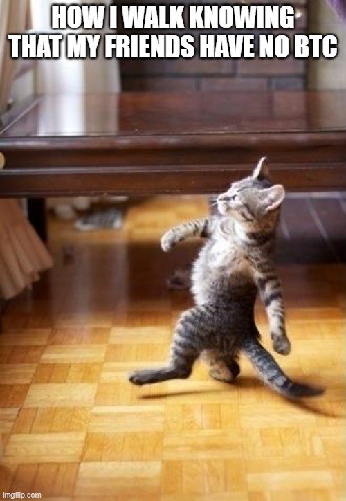 How I walk knowing that my friends have no BTC