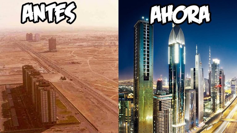 Dubai antes y ahora