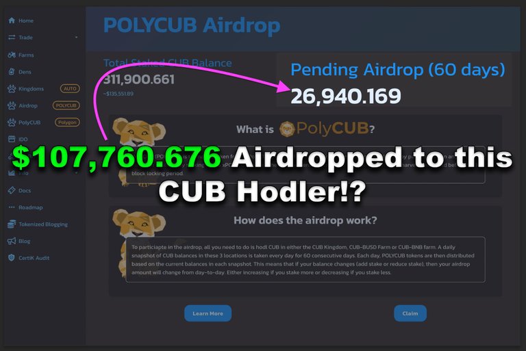 PolyCUB Launch No Longer a Dream But a Reality - 60 Days of Airdrop will Make the Difference: Hurray! PolyCUB Has Finally Arrived