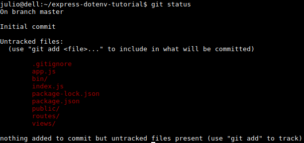 git status