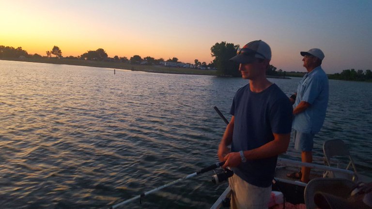 Sunset fishing