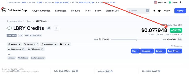 Screenshot of LBRY Credits price today, LBC marketcap, chart, and info _ CoinMarketCap.jpg
