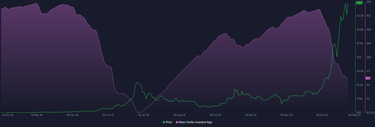 Mean Dollar Invested Age metric