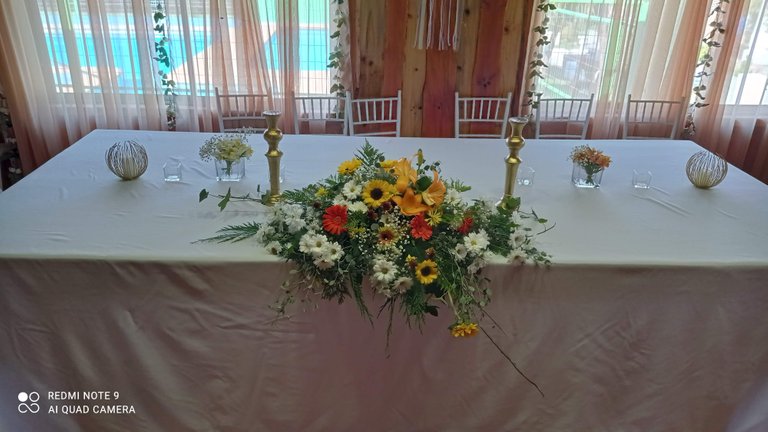 Mesa de novios Centro de Eventos