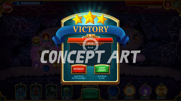 Victory Screen Concept