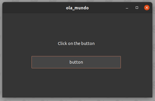 program before pressing the button