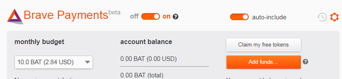 how brave browser payments work bat