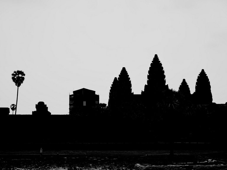 Angkor Wat, Cambodia B&W