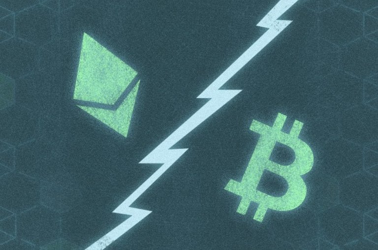 What is the difference between Bitcoin and Ethereum