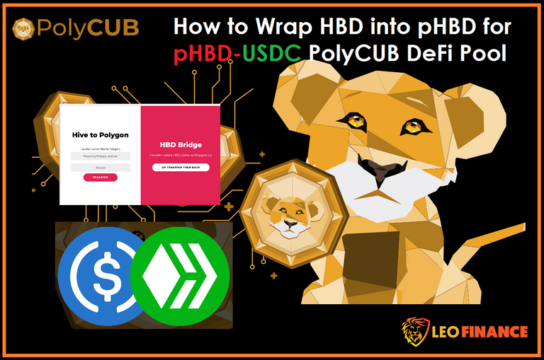 PolyCUB the DeFi 2.0 Yield Optimizing Platform: PolyCUB Protocol Liquidity Earns 0.1 + 0.25% From pHBD-USDC Vault Contract