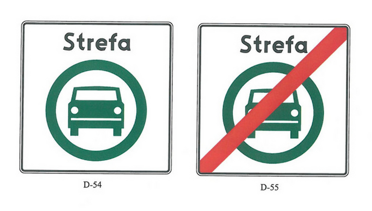 Nowe znaki drogowe dla "stref czystego transportu"